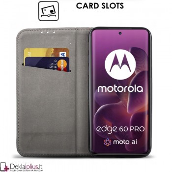 Telone atverčiamas dėklas - auksinės spalvos (Motorola Edge 60 Pro) Telone atverčiamas dėklas - auksinės spalvos (Motorola Edge 60 Pro)